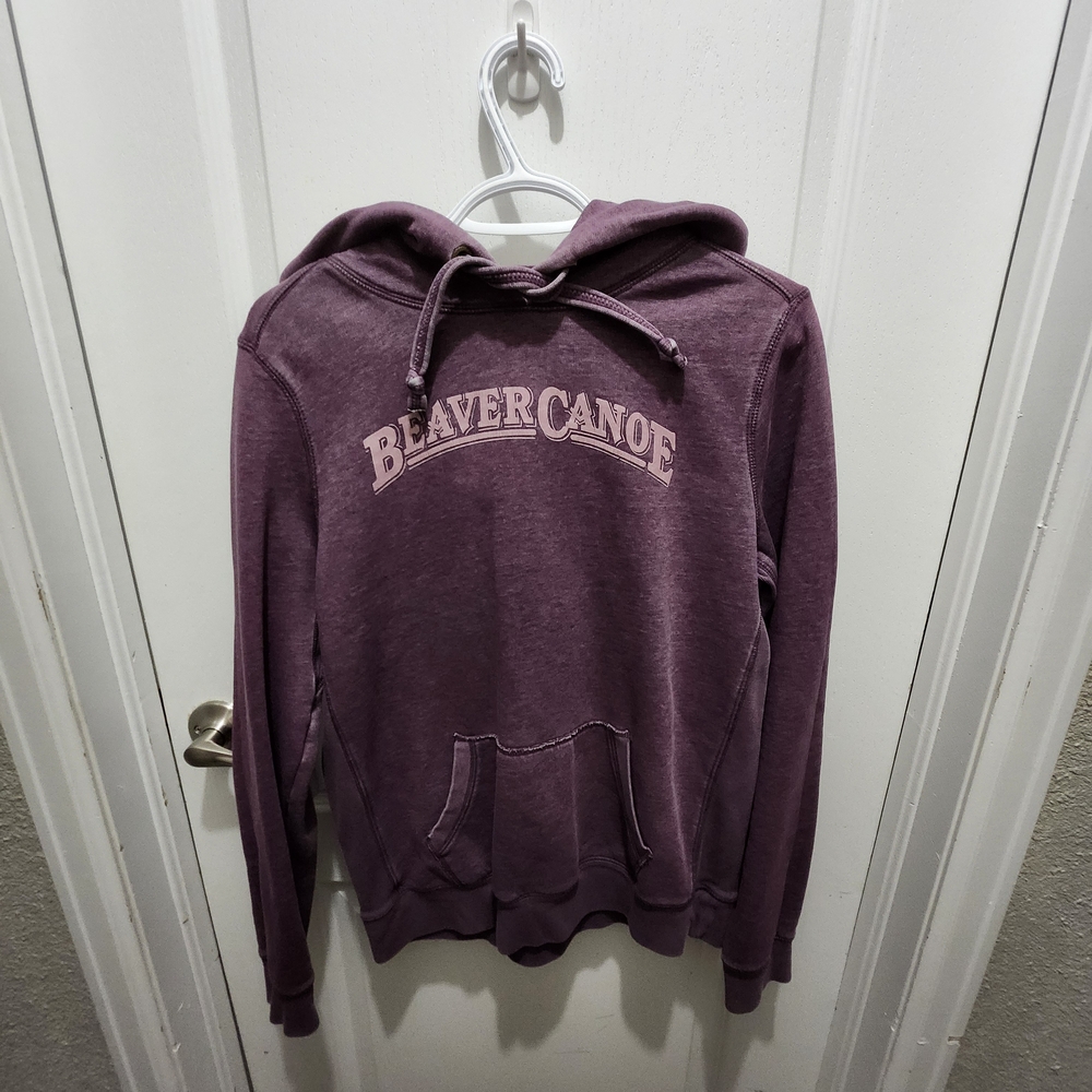 Beaver Canoe Women's Purple Hoodie Sweater